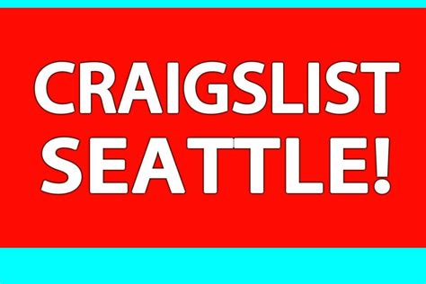 seattle craiglsit